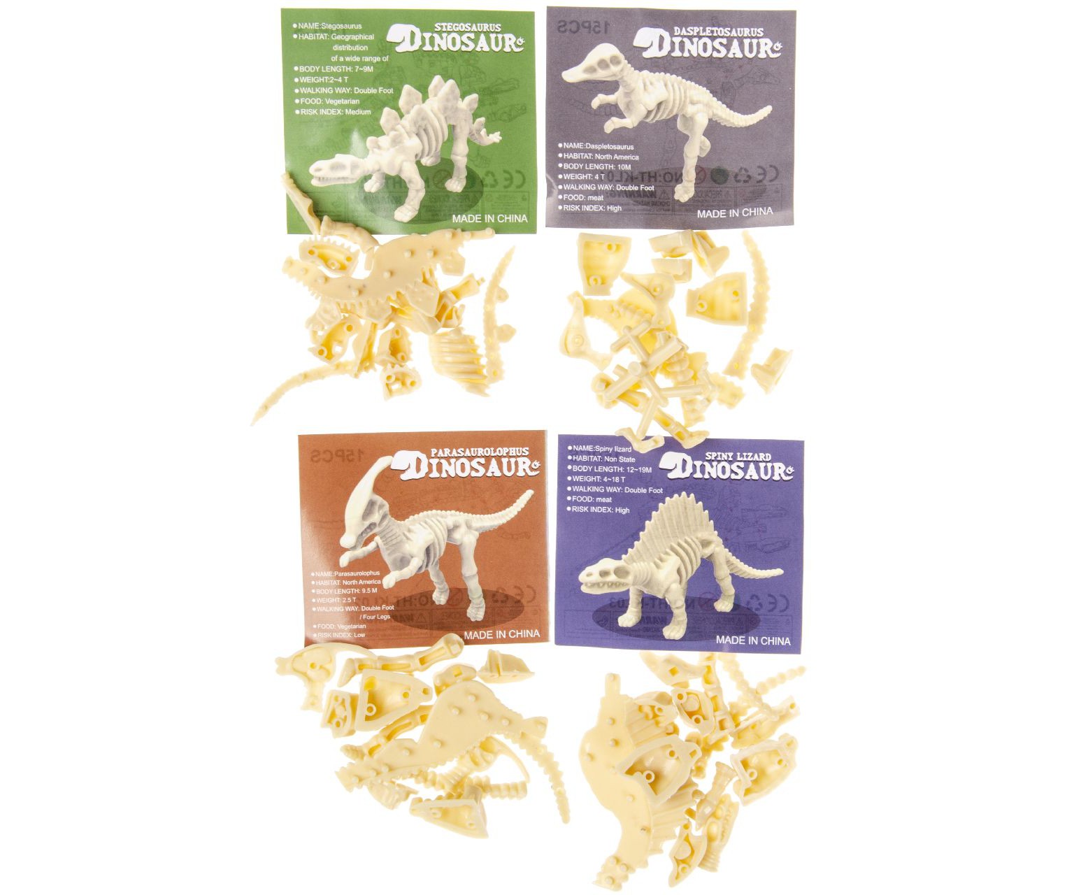 springen krans Automatisch Dino skelet 3d puzzel 56369 | Bellus Toys